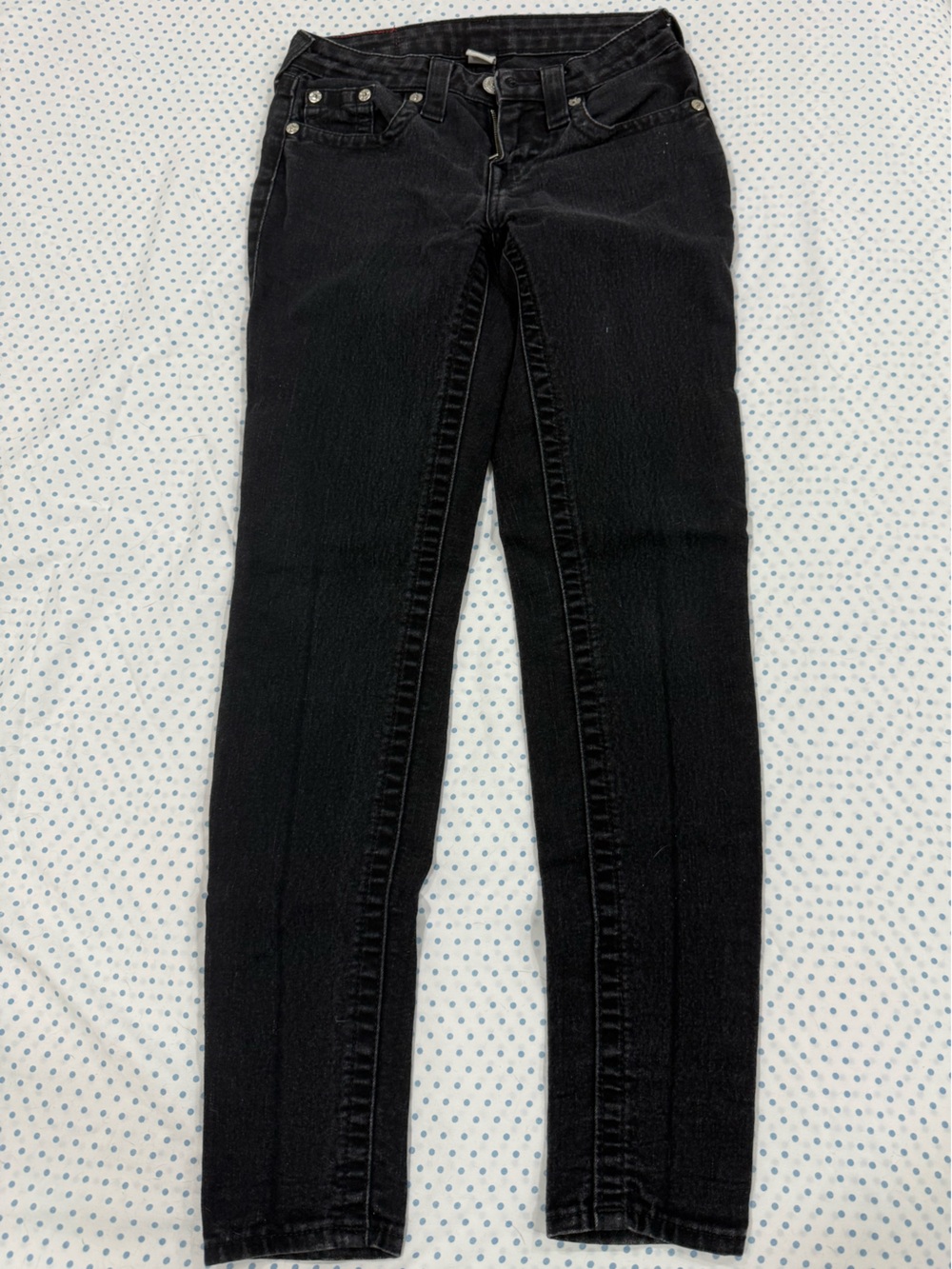 True Religion Women's Black Skinny Jeans